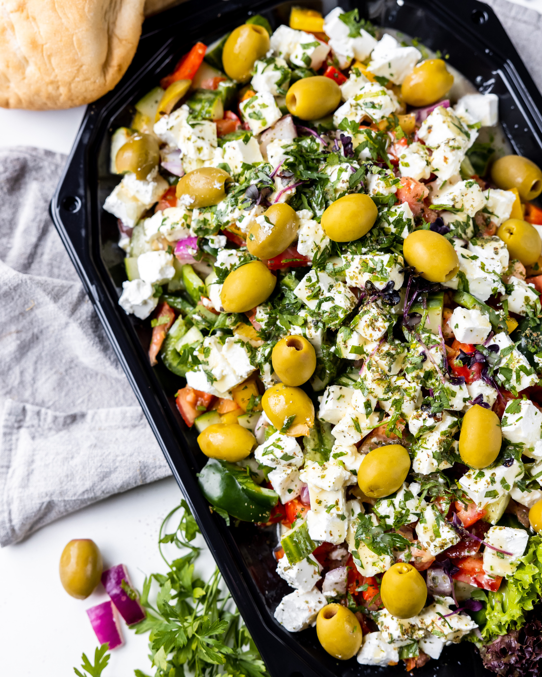 Griechischer Bauernsalat Platte