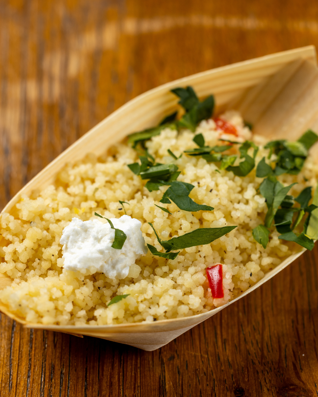 Feta Couscous-Schiffchen (3€/Stk)
