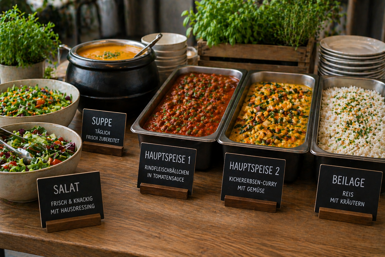 Buffet Easy – Business Lunch 50 Personen