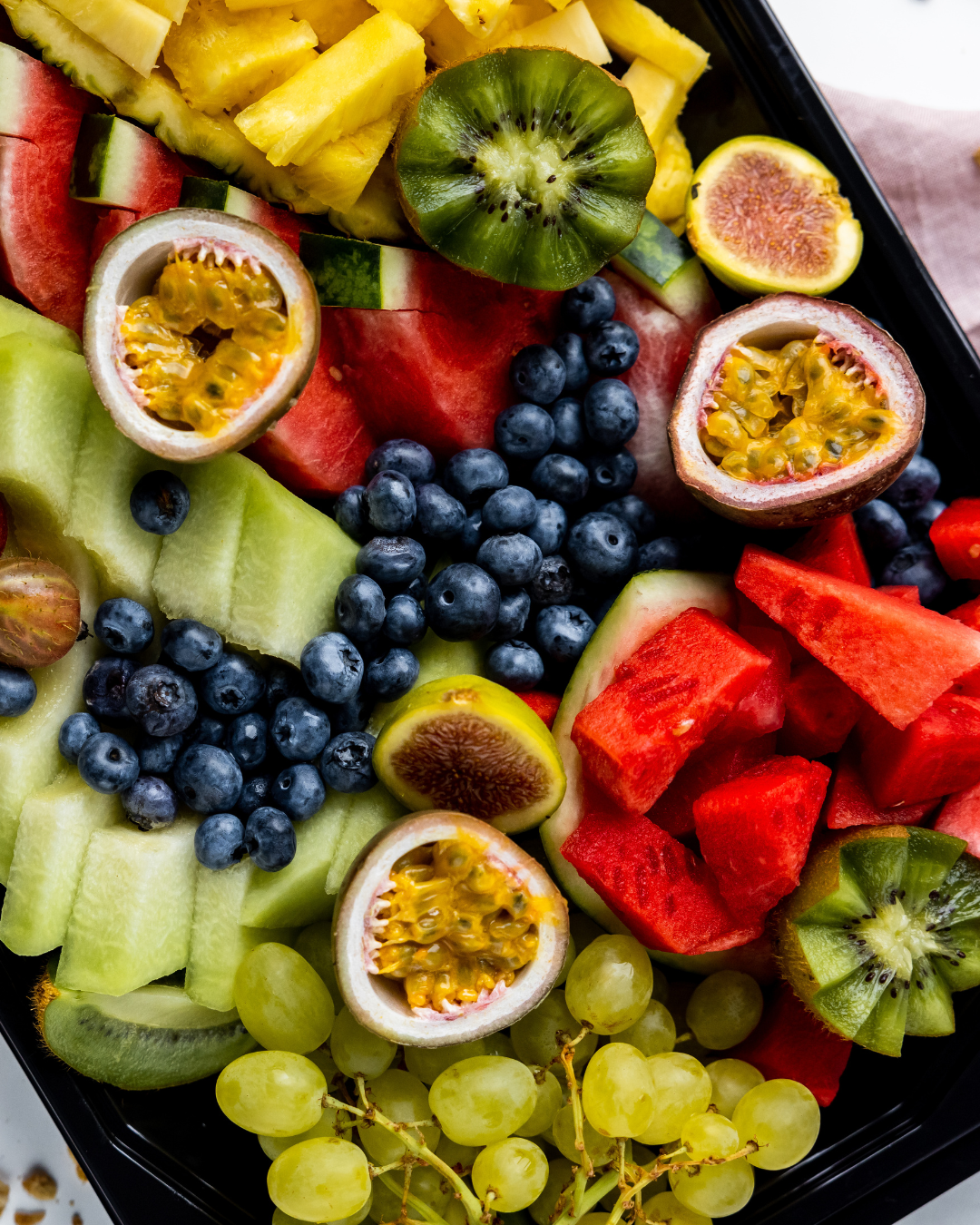Obst-Charcuterie-Platte