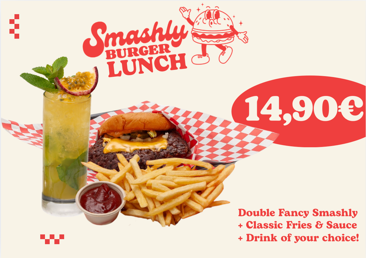 Smashly Lunch Menu