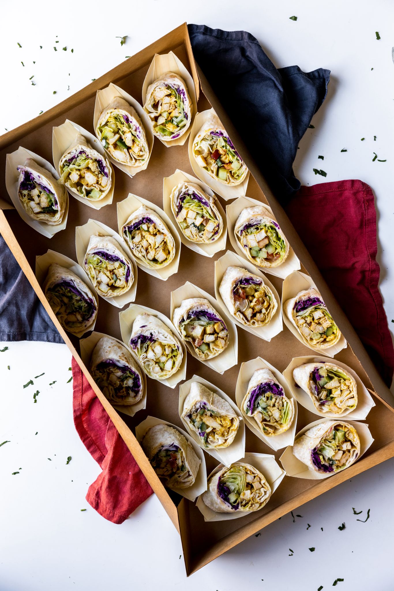 20er Box - Schawarma Wrap Schiffchen