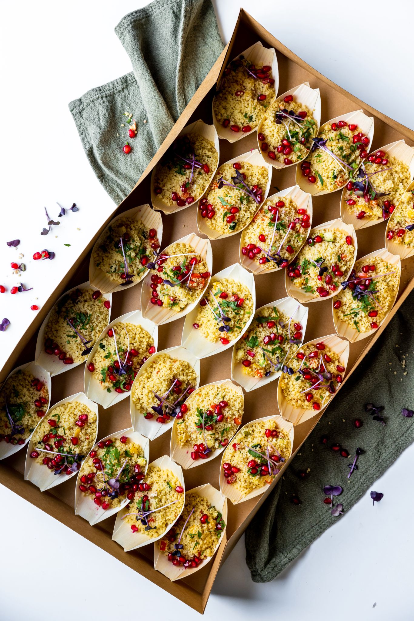 25er Box - Couscous Salat Schiffchen